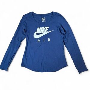 Nike Air Long Sleeve Tee Navy Blue Women’s Medium